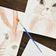 thumbnail image 3 of 50 pinceles para pintar al óleo, pinceles portátiles para pintar pigmentos, pinceles para arte., 3 of 5