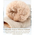thumbnail image 2 of 2 Pairs Kids Fleece Lined Gloves Winter Thick Warm Thermal Cable Knit Gloves for 6-10 Years Boys Girls, 2 of 6