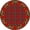Red1, variant on Winter Snowman Christmas Round Tablecloth,60 Inch,Washable Table Cover for Holiday Dining Kitchen Decor