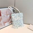 thumbnail image 4 of Bolso de hombro con volantes multicapa Bolso de moda de encaje para mujeres y niñas, 4 of 9