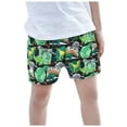 thumbnail image 3 of Akiihool Toddler Shorts Boys Boys' Slim Fit Denim Shorts (Green,6-7 Years), 3 of 5