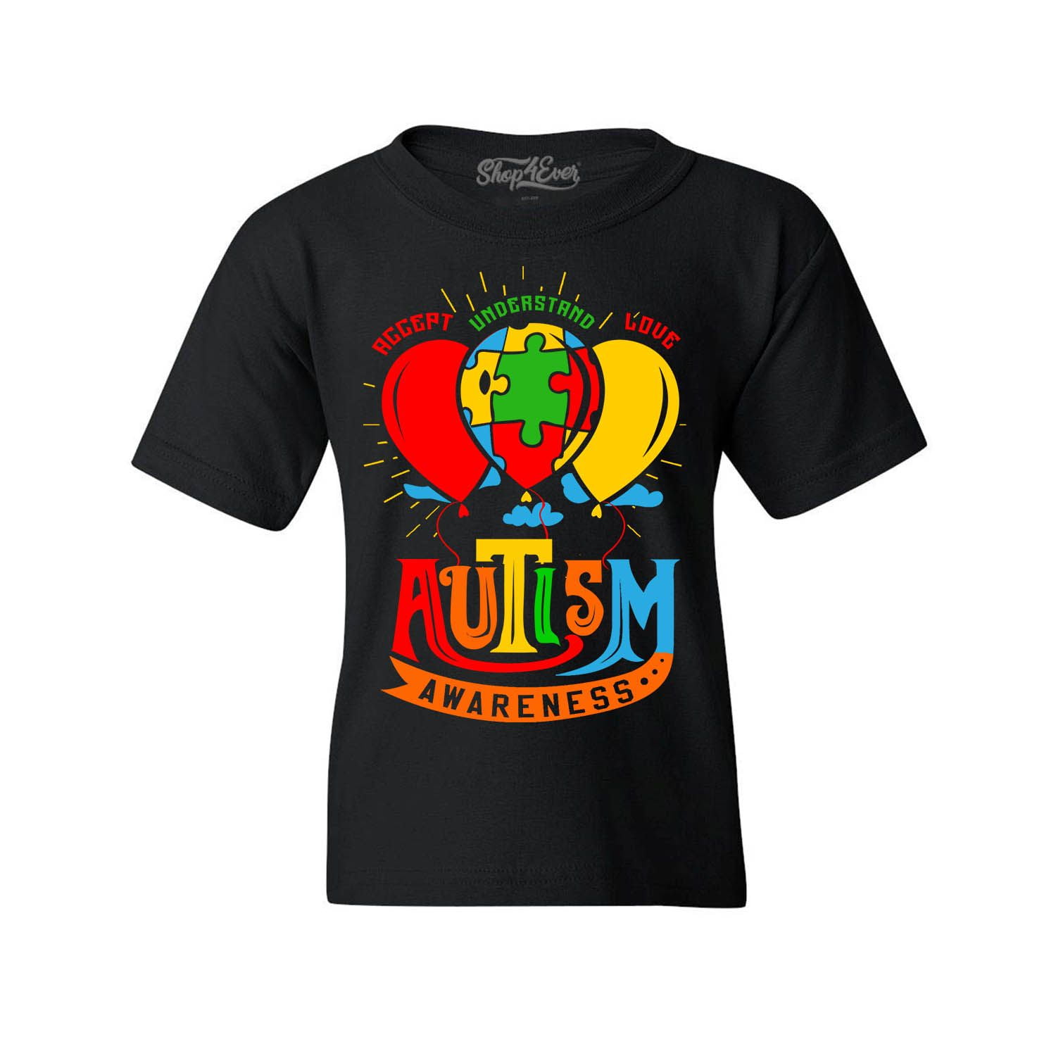 Autism Accept Kids T-Shirt