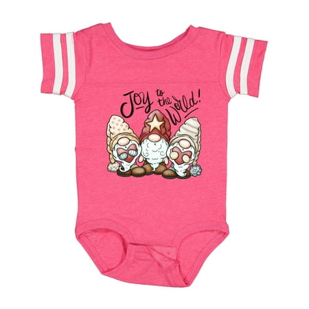 

Inktastic Joy to the World Christmas Gnomes Gift Baby Boy or Baby Girl Bodysuit