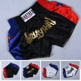 thumbnail image 6 of Anotherboxer Unisex Muay Thai Boxing Shorts Breathable MMA Kickboxing Fighting Black, 6 of 7