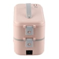thumbnail image 5 of Electric Lunch Box Plug in Double Layer Stainless Steel Steaming Insulation Portable Food Warmer 300W 220V CN Plug, 5 of 5