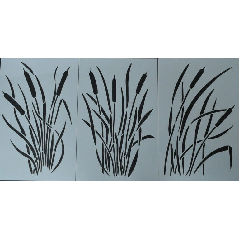 Cattails, Reeds Camo Stencil - Add Camo