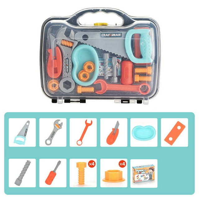 Ensemble d'Outils de Construction Jouet Amusant Jeu de Simulation Tournevis Jouet pour Enfants