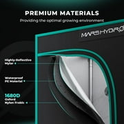 Mars Hydro FC-E3000 Complete Grow Tent Kits | 300W LED Grow Light+100x100x180cm Indoor Tent+4″ Ventilation System | 6“ Clip-on fan | for 2-4 Plants