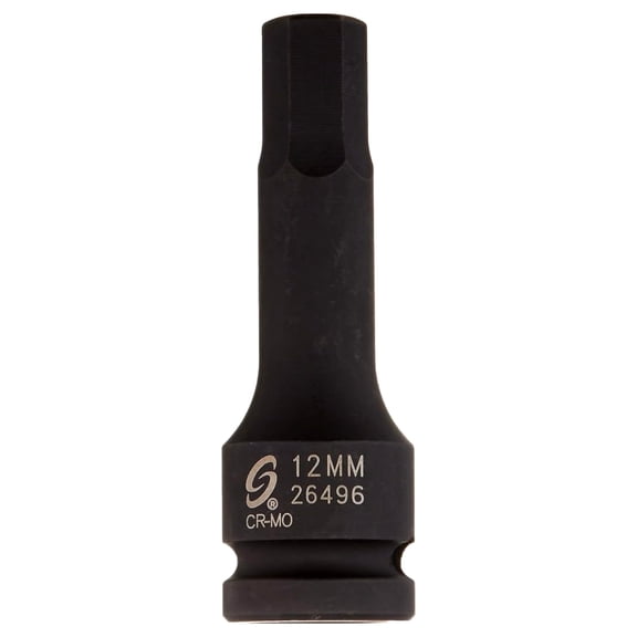 Sunex Tools 26496 - 1/2" Drive 12MM Hex Impact Socket