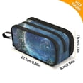 thumbnail image 4 of FORMRS Pencil Case with 3 Compartments Zipper Pouch, Elementary School Level and up, Floral Occean, 4 of 8