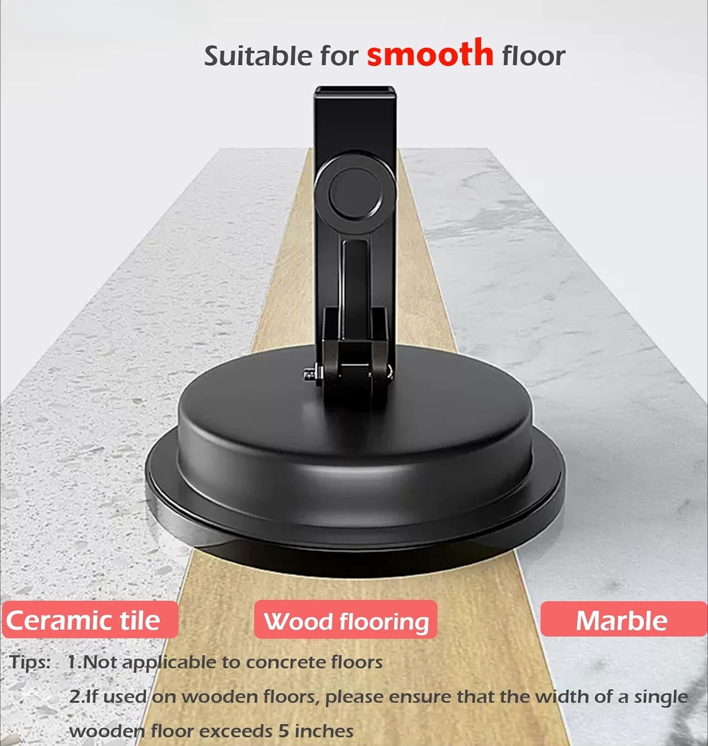Black Sit Up Bar for Home Workouts - Abs Exercise Equipment with Foot Holder & Suction Cup Anchor