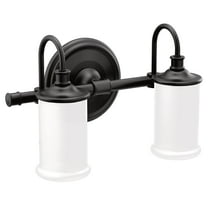 Moen Yb6462 Belfield 2 Light 14" Wide Bathroom Vanity Light - Black