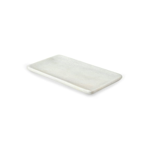 Serene Spaces Living Natural Marble Tray, Measures 11" L x 6" W x 0.75" H