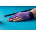 thumbnail image 2 of McDermott Billiard Pool Cue Glove - for Left Hand (Right-Handed Player), Small, Purple, 2 of 8