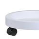 thumbnail image 5 of Carrito de macetero redondo para macetero grande con ruedas para interior y exterior - Blanco grisáceo Eigraketly HA3619-02B, 5 of 6
