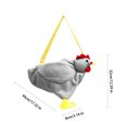 thumbnail image 3 of NSESSHome Cute Plush Big Chicken Large Capacity Crossbody Bag Single Shoulder Satchel Tote, 3 of 4