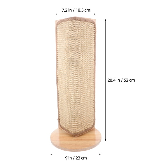 OUNONA Door Corner Cat Sisal Scratcher 1Pack Minimalist Design
