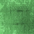 thumbnail image 1 of Ahgly Company Indoor Square Oriental Emerald Green Industrial Area Rugs, 5' Square, 1 of 4