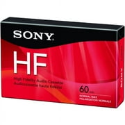 SONY Blank HF60 Audio Cassette Normal Type I