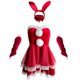 thumbnail image 1 of Lencería sexy para mujer, vestido de terciopelo, uniforme de conejita, camisones sexys con cuello halter, 1 of 1