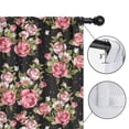 thumbnail image 4 of Blackout Kids Curtains,Pioneer Flower Floral Print Pattern Childrens Insulated Curtains Set Of 2,Bedroom Essentials,Toddler Room Decor 52"x63", 4 of 5