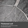 thumbnail image 4 of WE-POLUJ Stainless Spiders Strainer with Long Wood Handle Skimmer Ladle for Safe Frying, 4 of 12