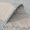 thumbnail image 6 of Loomaknoti Melbourne Thistle 5' x 7' Chevron Indoor/Outdoor Area Rug , Blue, 6 of 8