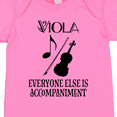 thumbnail image 4 of Inktastic Viola Music Gift Funny Violist Joke Boys or Girls Baby Bodysuit, 4 of 5