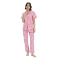 thumbnail image 3 of Kolipajam 100% Cotton Pajamas for Women Long-Sleeve Pjs Cozy Button Down Boyfriend Sleepwear 3XL, 3 of 5