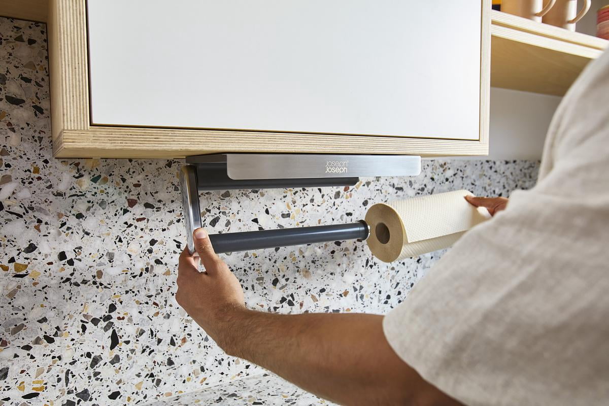 Joseph Joseph RollGrip Under-shelf Easy-tear Paper Towel Holder