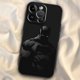 thumbnail image 3 of Funda de teléfono negra suave a prueba de golpes para Apple, b-batman Hero, iPhone 15 14 13 12 11 XS XR X 8 7 Pro Max Plus Mini, 3 of 5