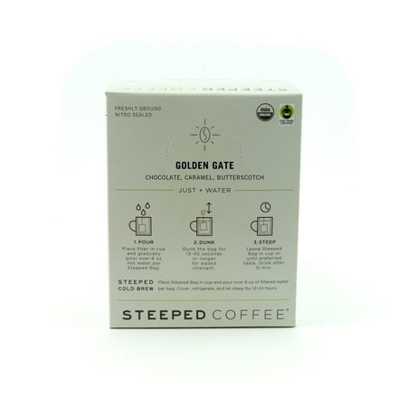 Mr. Espresso Oakwood Roasted Golden Gate Medium Roast, 8 Single Serve