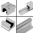 thumbnail image 2 of LHCER 2Pcs 300mm12mm SBR12UU Linear Slide Rail Shaft + 4Pcs Bearing Slide Block,Linear Rail Shaft,Bearing Block, 2 of 8