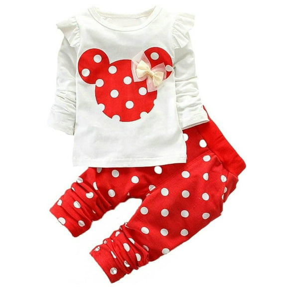 Baby Girl Clothes Infant Outfits Set Toddler 2 Pcs Long Sleeved Tops   Pants