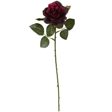 - Nearly Natural 18” Rose Artificial Flower (Set of 24)