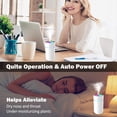 thumbnail image 2 of Portable Mini Humidifier with 7-color Lights, Cool Mist Small Desk Humidifiers Car Humidifier [2 Mist Modes] USB Personal Desktop Humidifiers for Bedroom, Office, Travel, Car, , Super Quiet, 2 of 9