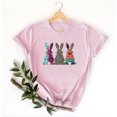 thumbnail image 2 of Mujeres Manga Corta de Verano Tops Día de San Valentín Impreso Cuello Redondo, Camisa de Moda Casual Blusa, 2 of 6