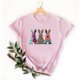 thumbnail image 5 of Mujeres Manga Corta de Verano Tops Día de San Valentín Impreso Cuello Redondo, Camisa de Moda Casual Blusa, 5 of 6