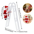 thumbnail image 4 of SAYFUT Christmas Hanging Decoration Santa Claus Electric Climb Ladder Hanging Decoration Christmas Tree Decoration, 4 of 7