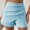 Light Blue, variant on AXXD High Waist Biker Shorts for Woman Summer Classic All Match Pleats Slim Button Short Trouser Shorts Mother's Day