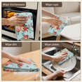 thumbnail image 5 of Funny Pioneer Flower Microfiber Kitchen Towel Set 2 Count, 5 of 9