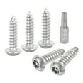 thumbnail image 1 of 30pack M5 x 20mm Button Head Torx Security Sheet Metal Screws with T25 Bit, 1 of 6