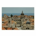 thumbnail image 1 of European Cutting Board, Aerial View on the Old City of Dubrovnik Walls Medieval Croatia European View, Decorative Tempered Glass Cutting and Serving Board, Small Size, Multicolor, by Ambesonne, 1 of 1