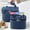 Black, variant on Lunch Box Insulation Bag Lunch Box Aluminum Foil Student Bento Thickened Easy To/ Lunch Bento Cooler Bag Navy Blue