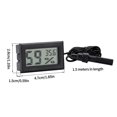 thumbnail image 3 of Termómetro Doméstico Higrómetro Multifuncional Digital Preciso Alimentado Por Batería Con Sonda Pantalla Lcd Para El Hogar Dormitorio Habitación Del Bebé Scienceny TO003904-00, 3 of 6