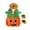 Orange 07, variant on Inevnen Infant Baby Girl Boy Halloween Clothes Pumpkin Bodysuit Sleeveless Ruffle Romper Outfits