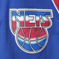 thumbnail image 4 of Men's Mitchell & Ness Blue New Jersey Nets Hardwood Classics Authentic Warm-Up Raglan Full-Zip Jacket, 4 of 4