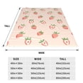 thumbnail image 3 of Sikiie Strawberries Ultra-Soft Micro flannel Blanket Luxury All Seasons Warm Blanket for Bedding Sofa and Travel (4 sizes)-80"x60", 3 of 7