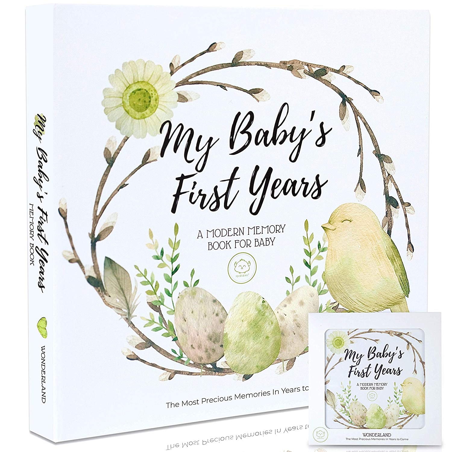 baby memory book first five years diary milestone storage box keepsake scrapbook journal photo album