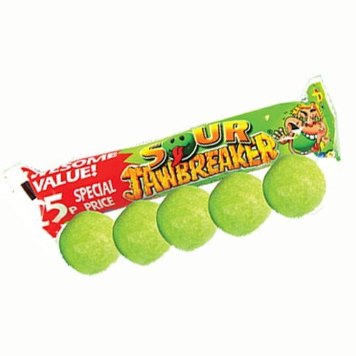 Sour Jawbreakers Bubblegum x5 Packs (25 Balls)
